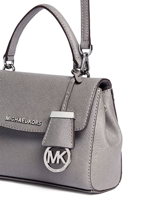 michael kors gray purse|grey michael kors purse crossbody.